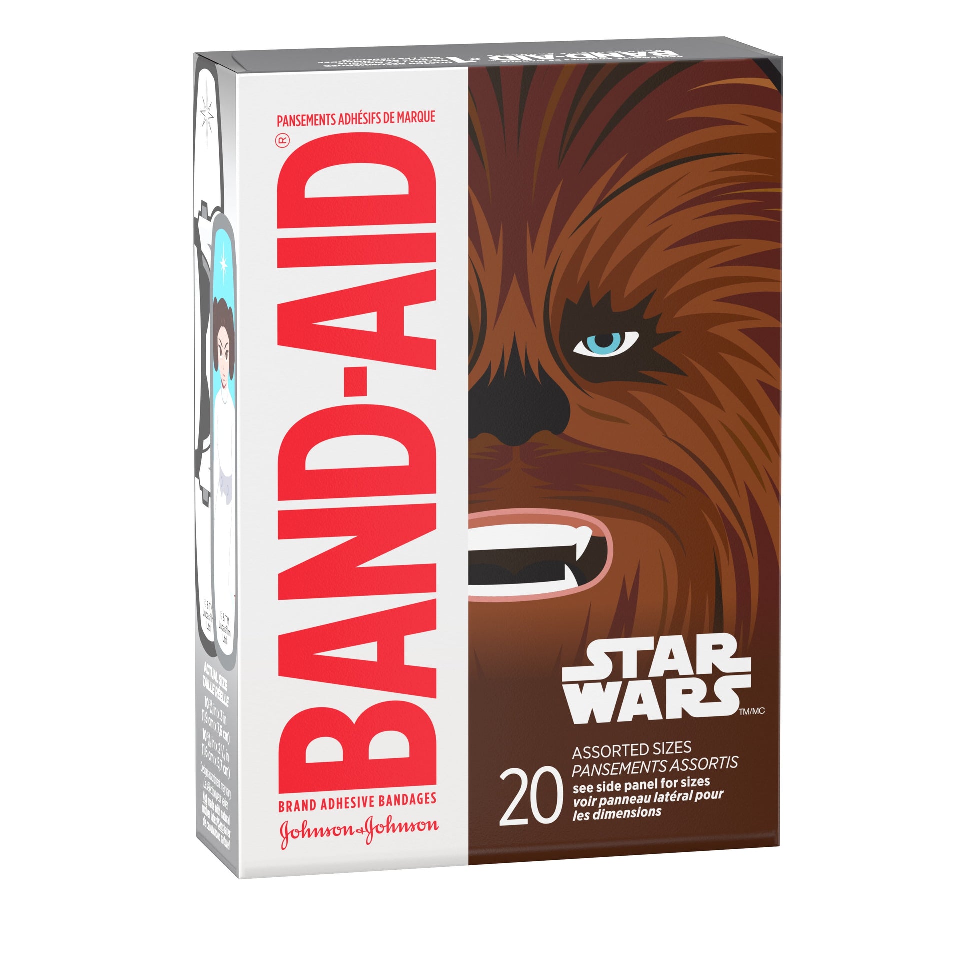 Adhesive Bandages, Star Wars Characters, Assorted Sizes 20 Ct (Pack of 2)