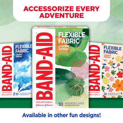 Brand Flexible Fabric Bandages, Forest, Assorted, 30 Ct