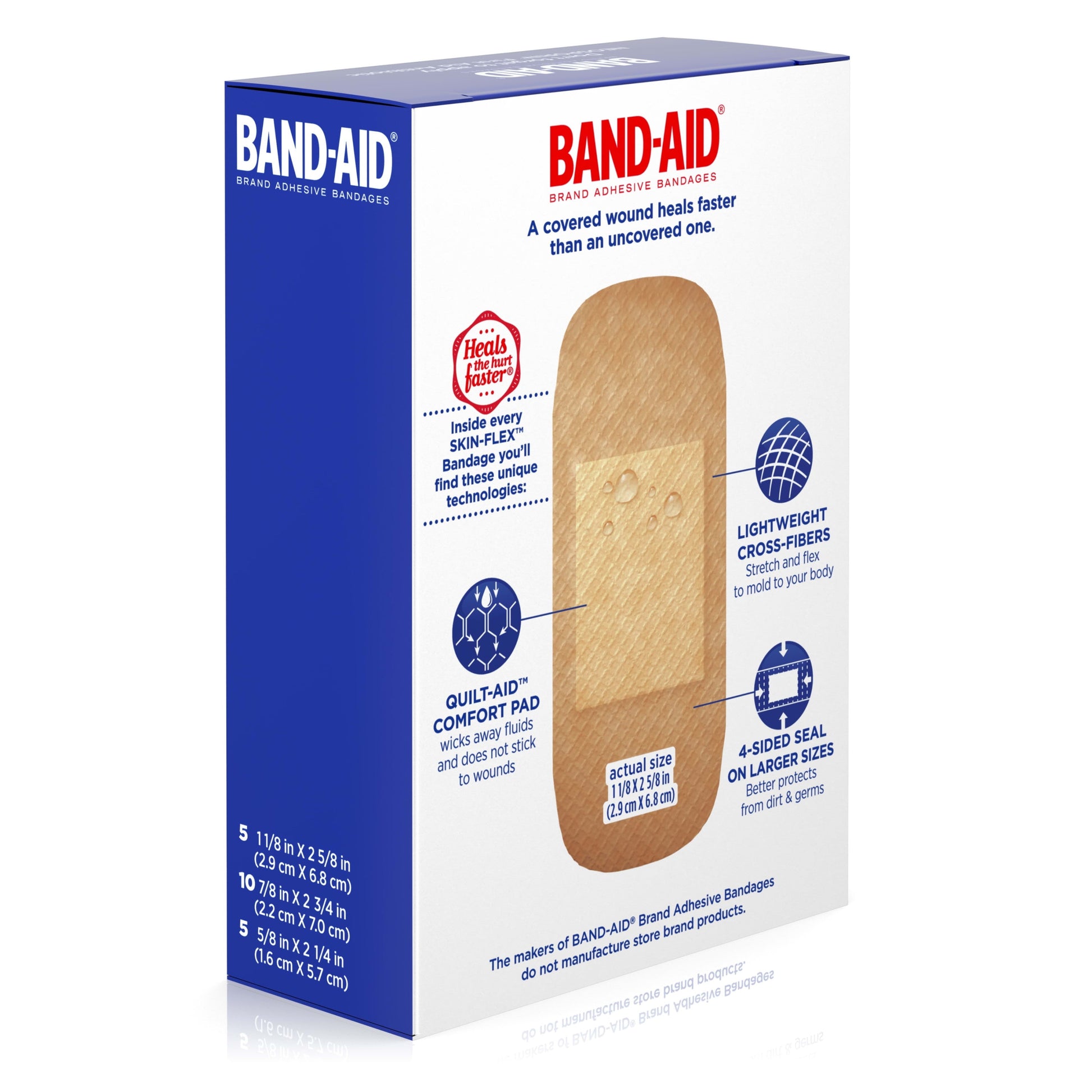 Brand Skin-Flex Adhesive Active Bandages, Assorted, 20 Ct