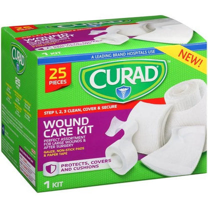 , MIICUR1625V1, Wound Care Kit, 25 / Box, White