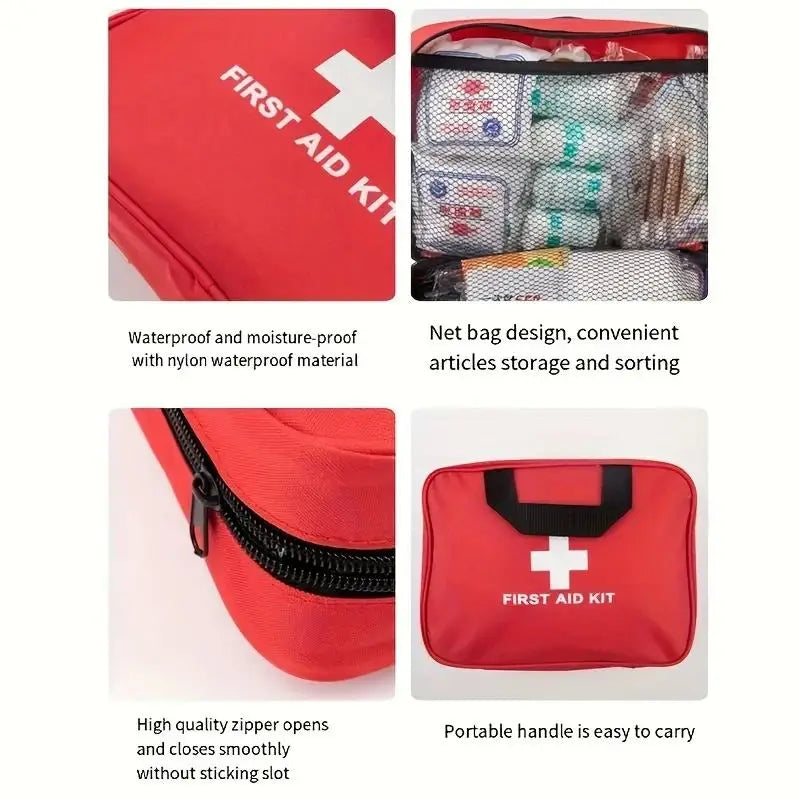 First Aid Kit Multi-Purpose Emergency Medical Portable Medical Bag Outdoor Multi-Functional First Aid Bag Home Emergency Bag