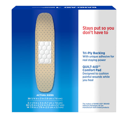 Brand Tru-Stay Sheer Strips Adhesive Bandages, All One Size, 80 Ct (Pack of 6)