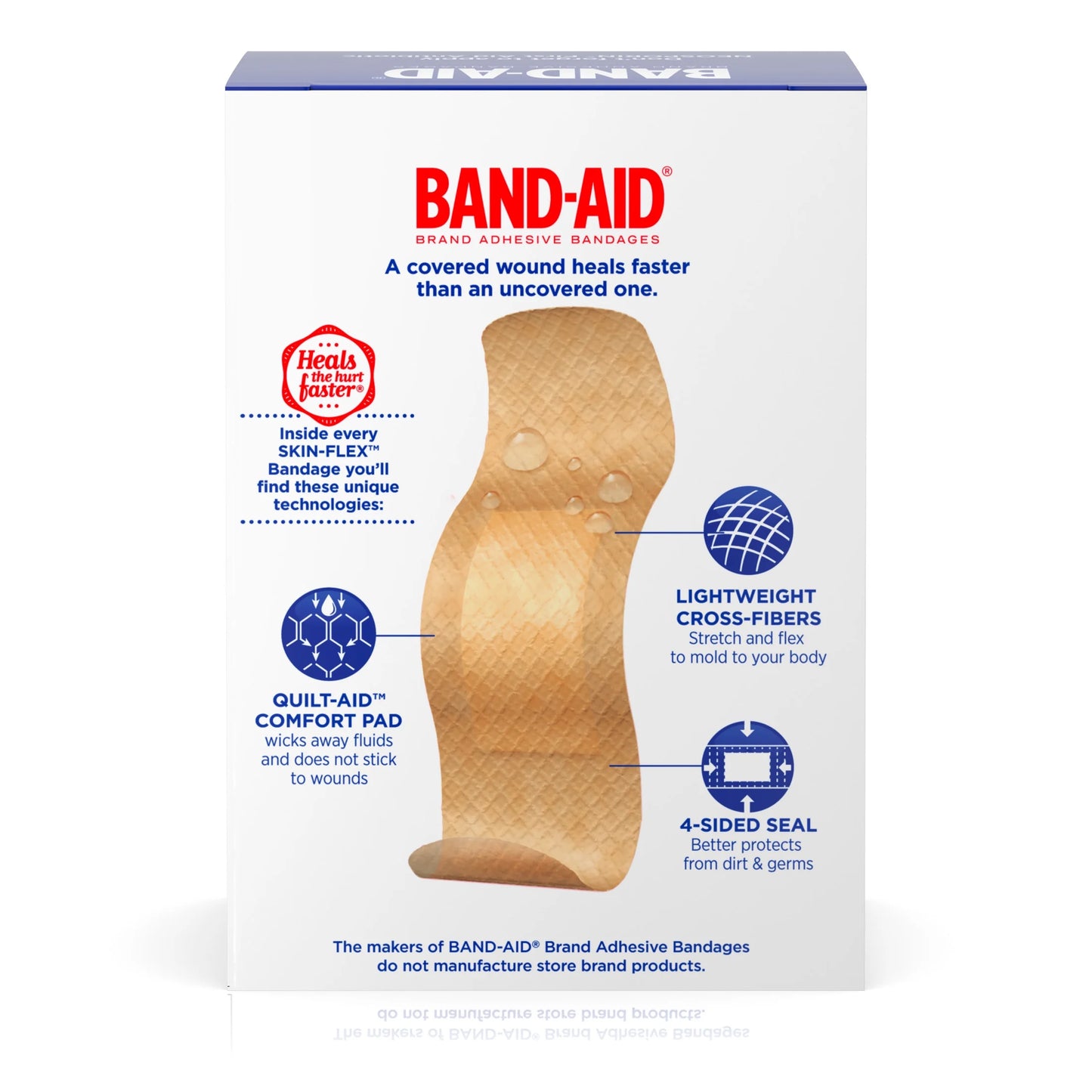 Brand Skin-Flex Adhesive Active Bandages, All One Size, 25 Ct