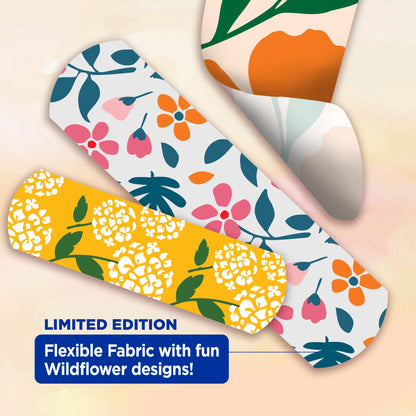 Brand Flexible Fabric Bandages, Wildflower, Assorted, 30 Ct