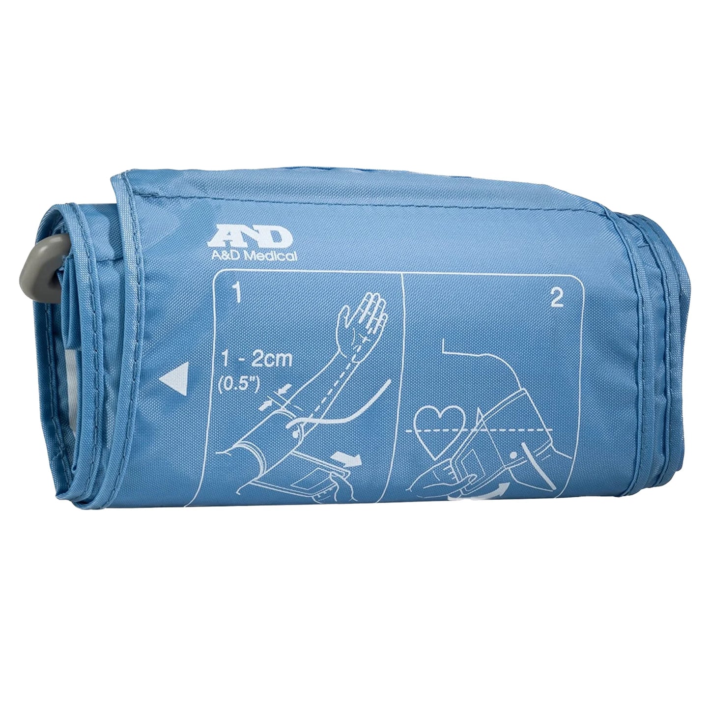 A & D Medical Large Cuff Arm Reusable Blood Pressure Cuff UA-291 Blue 1 Each