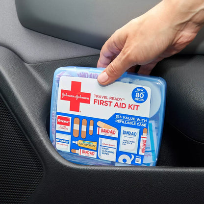 Johnson & Johnson First Aid Kit - 80Ct