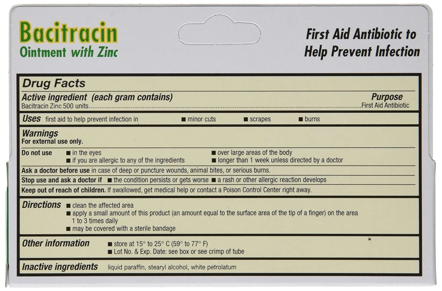 First Aid Ointment with Zinc 1 Oz (Pack of 4)