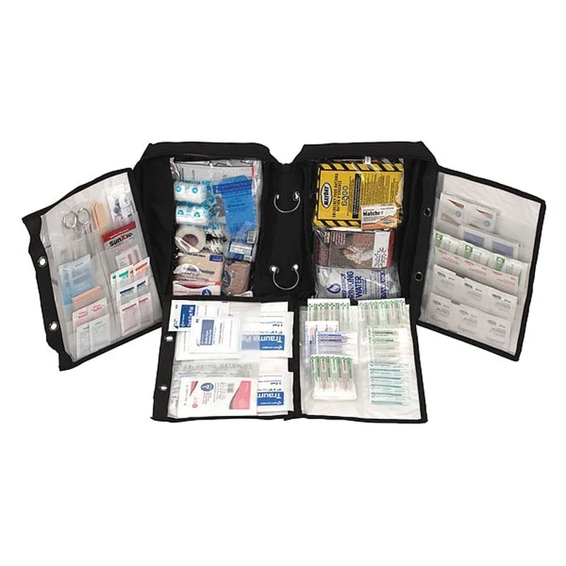 First Aid Survival Kit, Piece,Black FA-462