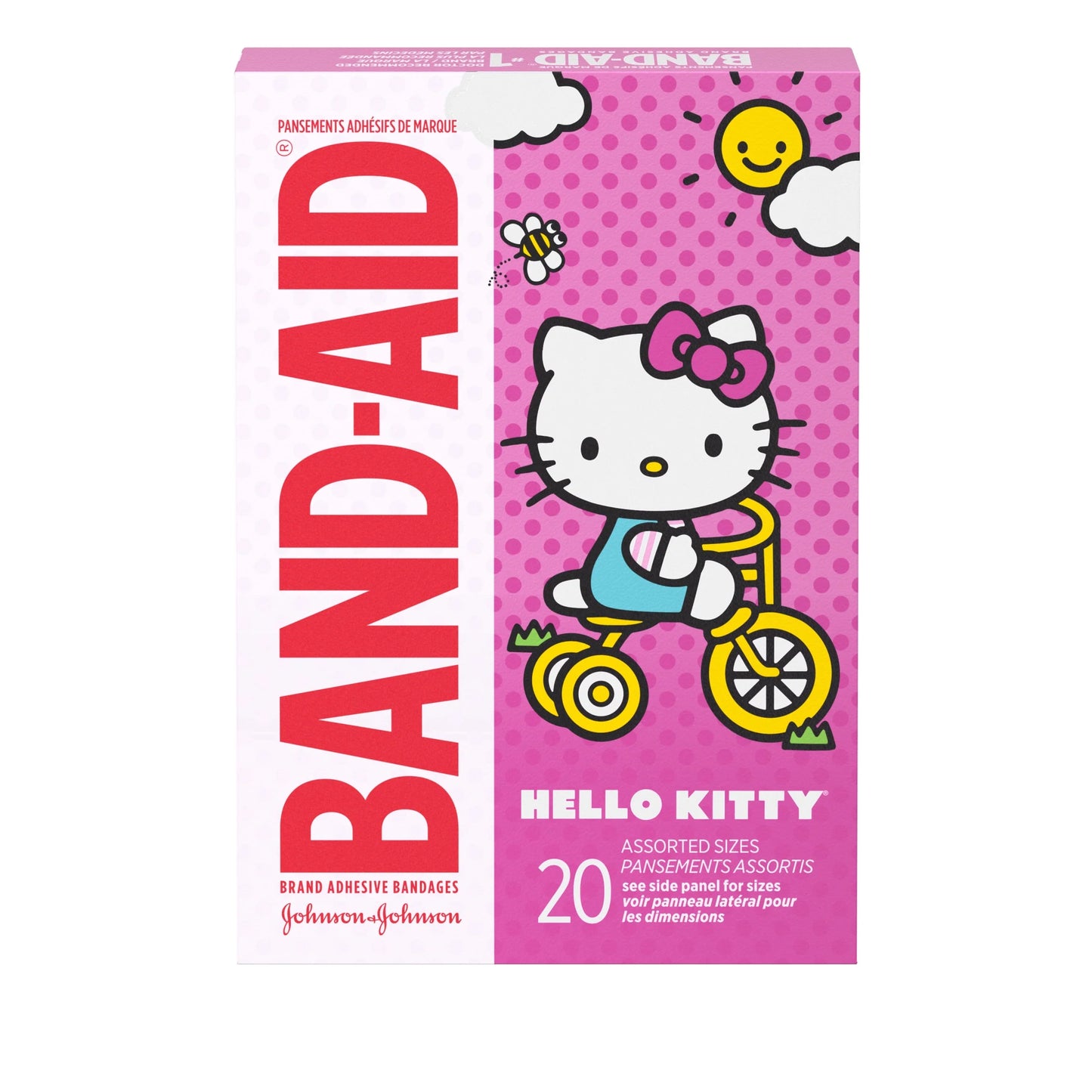 Adhesive Bandages, Hello Kitty, Assorted Sizes 20 Ct