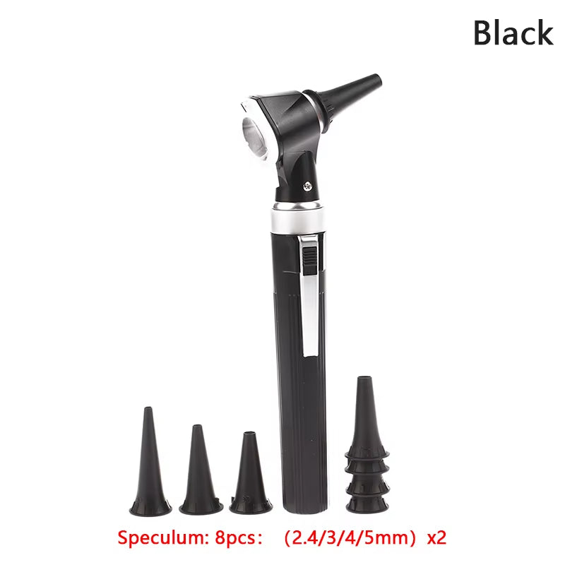 Professional Otoscopio Diagnostic Kit Medical Home Doctor ENT Ear Care Endoscope LED Portable Otoscope Ear Cleaner with 8 Tips