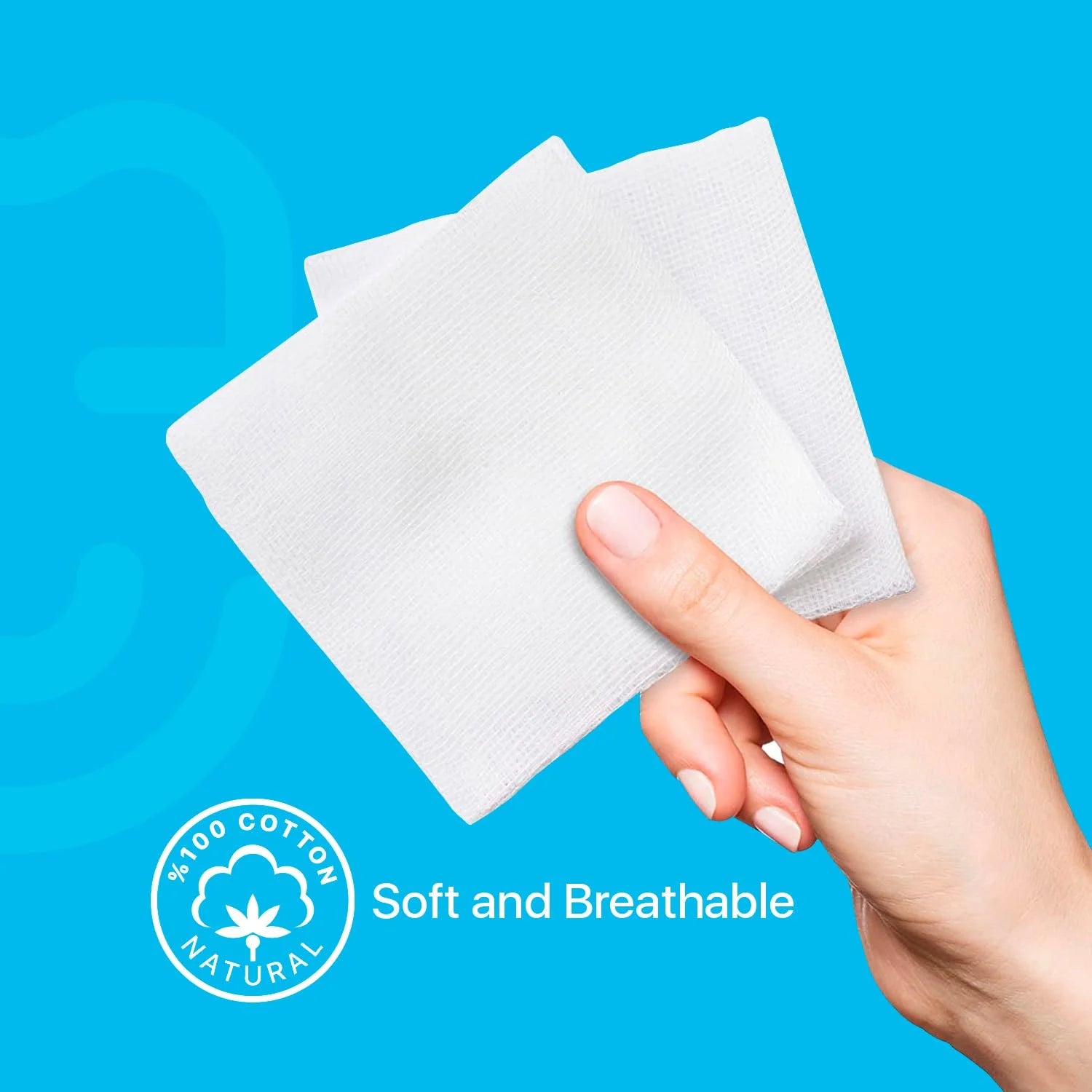 ADS Soft 4-Ply Non-Woven Gauze Pads, Non Sterile Dental Gauze & Esthetic Wipes, All Purpose 3X3 Gauze Pads Squares for First Aid, Gauze for Wound Dressing | 200 Pieces | First Aid Essentials