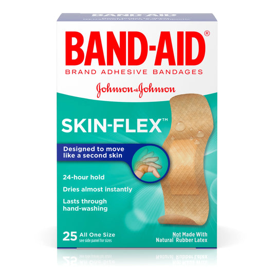 Brand Skin-Flex Adhesive Active Bandages, All One Size, 25 Ct