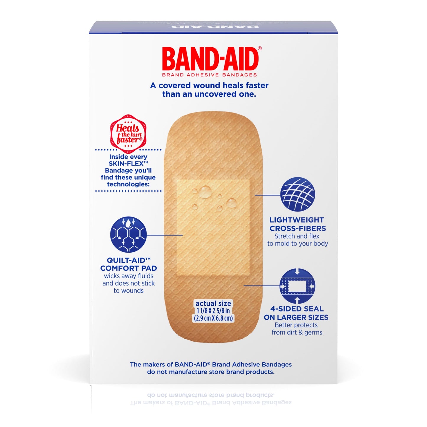 Brand Skin-Flex Adhesive Active Bandages, Assorted, 20 Ct