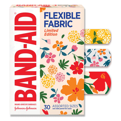 Brand Flexible Fabric Bandages, Wildflower, Assorted, 30 Ct